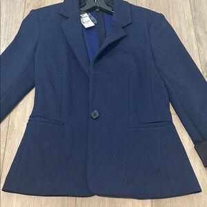 NWT Express Tweed Navy Blazer